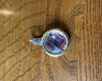 David Yurman Style Cable Motif Pendant