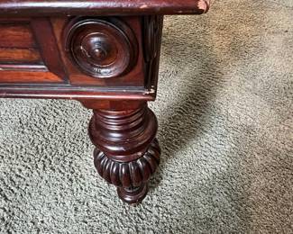 Ethan Allen Caned Top Coffee Table