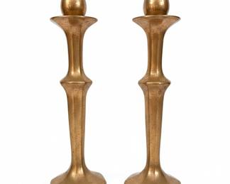 Mid-Century Modern Candlestick Pair