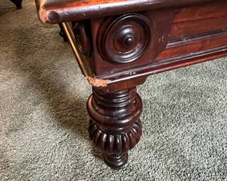 Ethan Allen Caned Top Coffee Table
