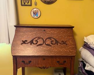 Oak Ladies Writing Desk 