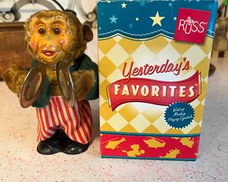 Vintage Repro Clapping Monkey