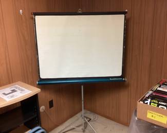 Vintage movie screen