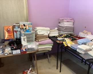 Household goods; bed sheets; blankets; bath & kitchen towels