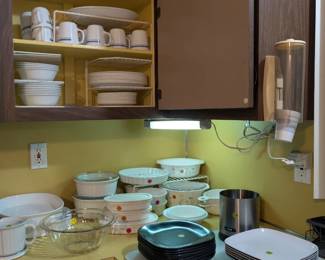French White Corningware & Corelle Dishes