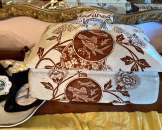 Aesthetic Brown transfer ware tureen