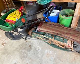 Vintage golf clubs