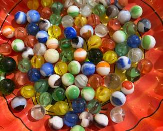 Akro Agate & Cats eye marbles