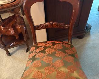 Carved 1800's chair