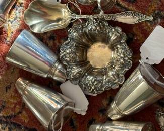 Sterling spoon & bowl