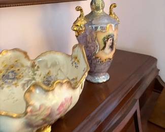 German Portrait Vase