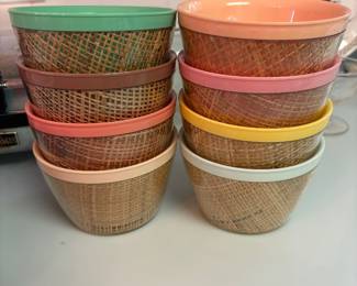 MCM RAFFIA cups/bowls