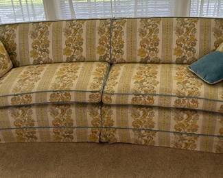 Vintage Curved Sofa