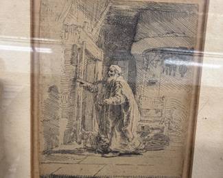 Vintage Etching