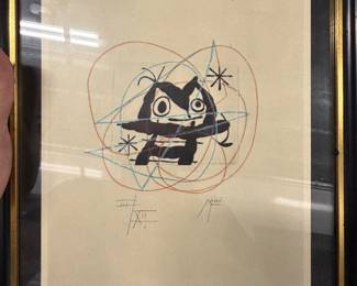 Framed Miro Print