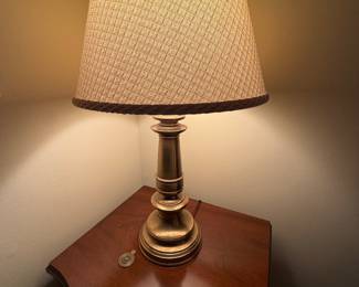 Brushed Metal Table Lamp 