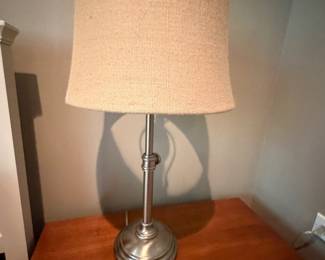 Brushed Metal Table Lamp