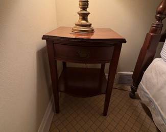 Wood Nightstand 