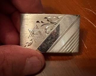 Sterling Silver Belt Buckle