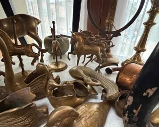 Brass Forest of Figurines