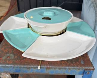 Mid Mod Lazy Susan