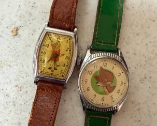 Vintage Disney Bambi Watch & Little Orphan Annie