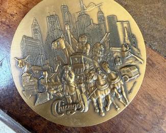 Bronze Chicago Commemorative Medal