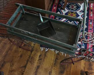 Antique wooden wagon