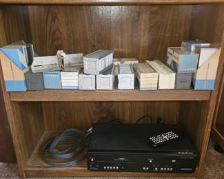 Photography Slide Containers and Magnavox DVD/VHS