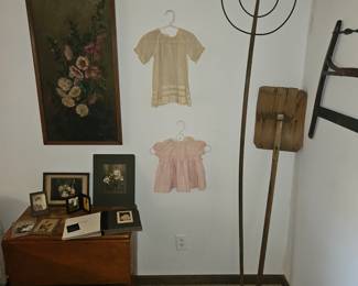 Antique wooden rake