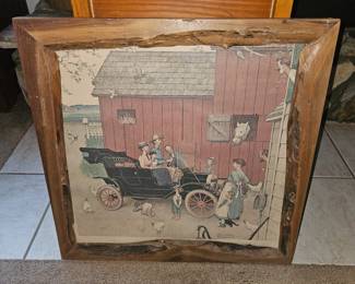 Norman Rockwell Lithograph Print
