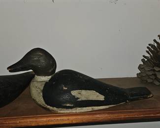 Antique wood duck decoys