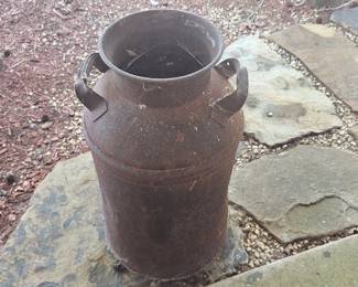 Vintage Metal Milk Can
