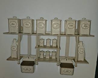 Antique German cannaster set