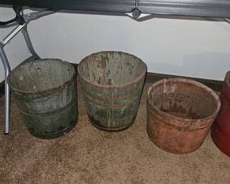 Antique Sap Buckets