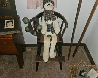Antique high chair