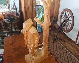 Hand Carved WoodsMan