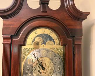 Howard Miller Model 610-572 Grandfather Clock with Moon Phase - Asking $299