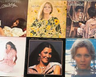 Vinyl: Rita Coolidge, Judy Collins, Linda Ronstadt, Olivia Newton John
