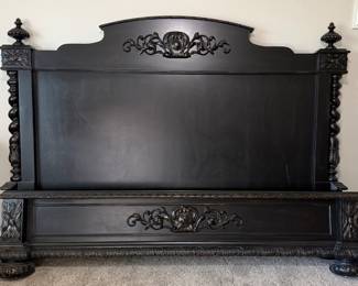 King Restoration Hardware French Empire : Bed Frame, Dresser and 2 Nightstands, Table Lamps pr