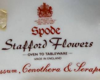 Spode Stafford Flowers Oven to Table