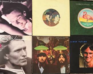 Vinyl: Steve Winwood, Seals & Crofts, Christopher Cross, James Taylor