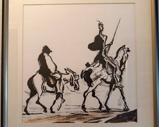 Art Print Honore Daumier Don Quixote and Sancho Panza