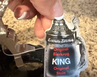 Orig Bierkrug KING Orig Beer Stein