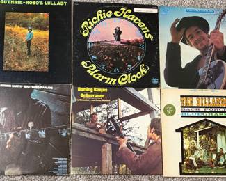 Vinyl: Arlo Guthrie, Richie Haven's, Bob Dylan, Arthur Smith, Dueling Banjos