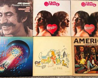 Vinyl: Jim Croce, Heart, Journey, Crosby, Stills, Nash and Young, America