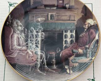 A Christmas Carol Collectible Plate Dept 56