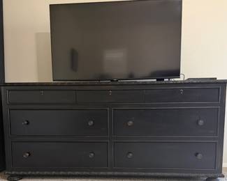 King Restoration Hardware French Empire : Bed Frame, Dresser and 2 Nightstands, Table Lamps pr