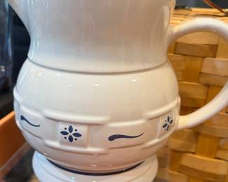 Longaberger Pottery Pitcher