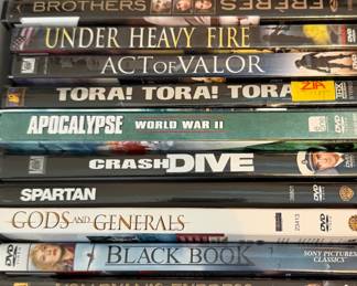 DVD's: Thriller, Drama, Comedy, Military, War, Action, Horror, Documentary, Western, Classics...